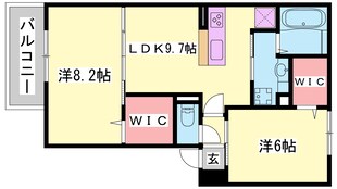 グランディールの物件間取画像